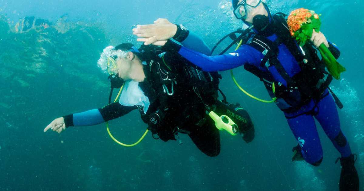 Albatros, l'associazione che fa ''vedere'' il mare ai ciechi: sott'acqua